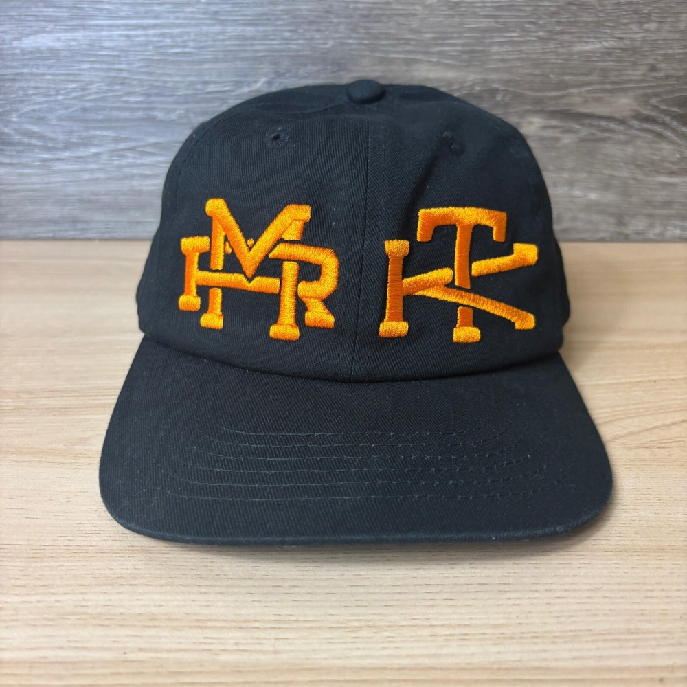Chinatown Market Hat Cap Snap Back Black Orange Adjustable